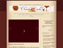 Tablet Screenshot of chocolate-circle.com